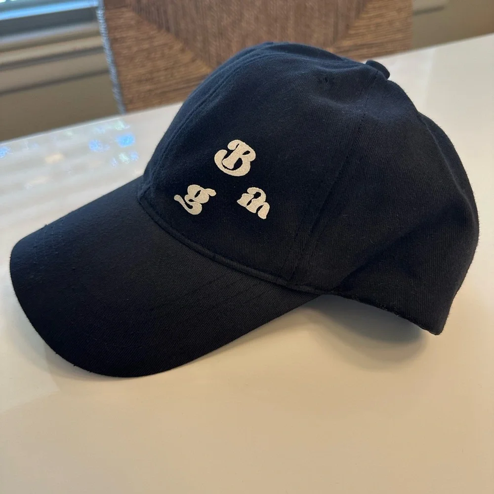 Anine Bing Baseball Cap in Washed Black - Picture 5 of 7